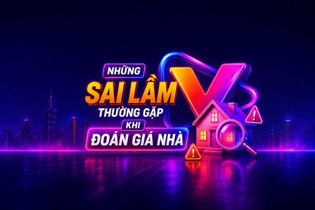Những sai lầm thường gặp khi đoán giá nhà